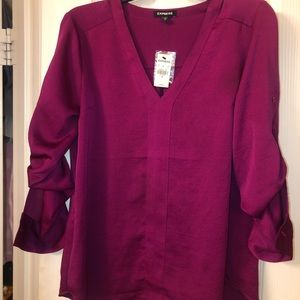 Express pink blouse